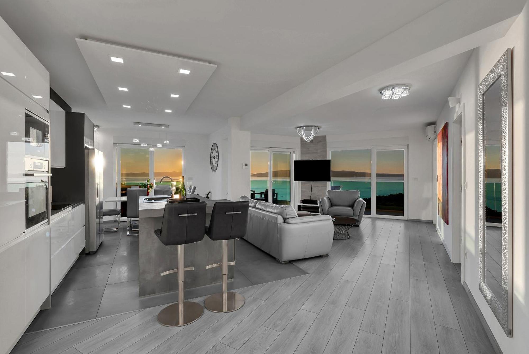 Apartmán Exclusive Penthouse Big Blue With Private Jacuzzi Makarská Exteriér fotografie