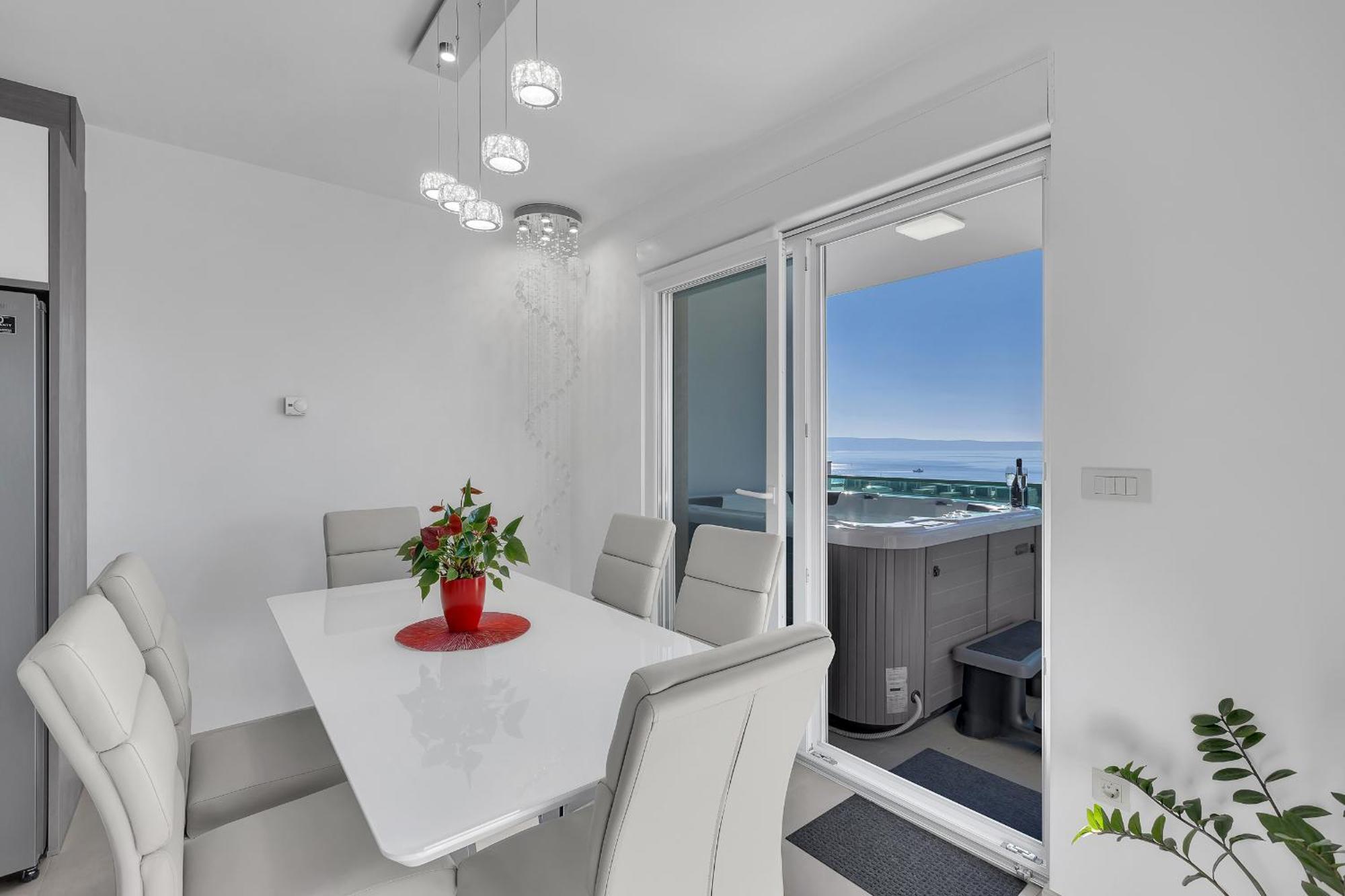Apartmán Exclusive Penthouse Big Blue With Private Jacuzzi Makarská Exteriér fotografie