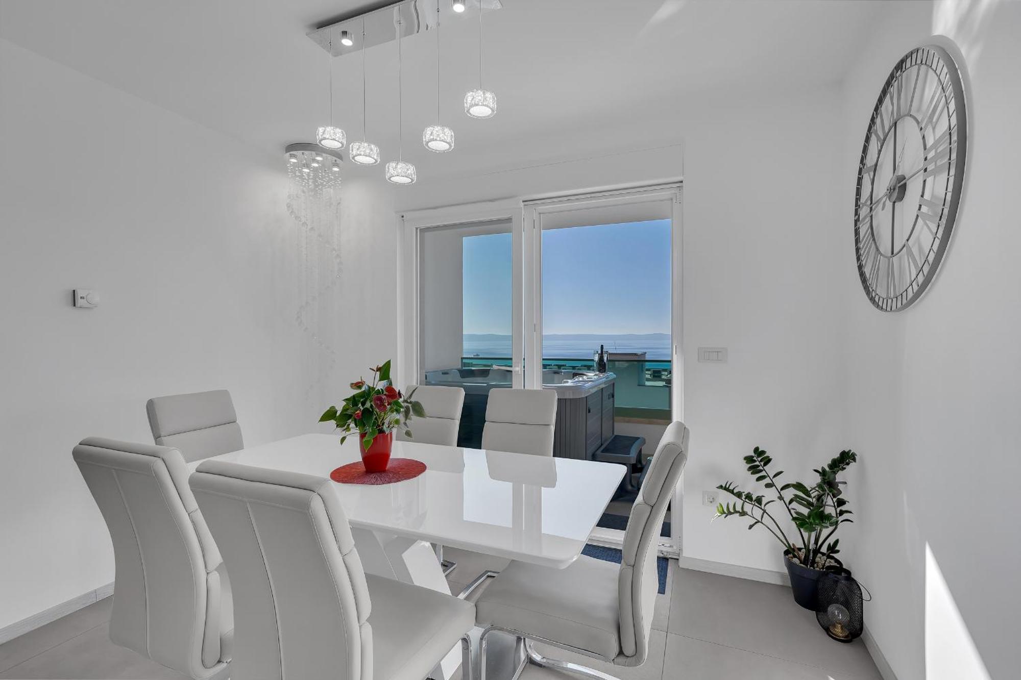 Apartmán Exclusive Penthouse Big Blue With Private Jacuzzi Makarská Exteriér fotografie