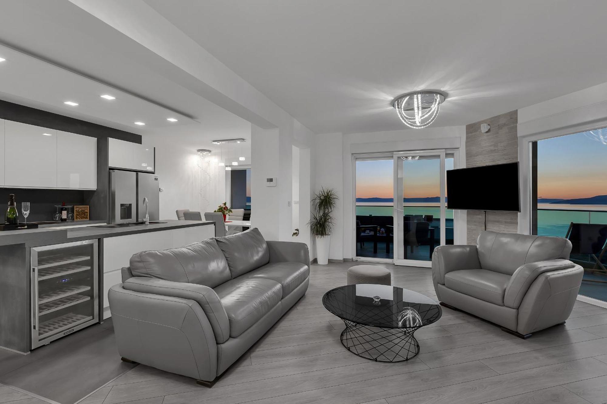 Apartmán Exclusive Penthouse Big Blue With Private Jacuzzi Makarská Exteriér fotografie