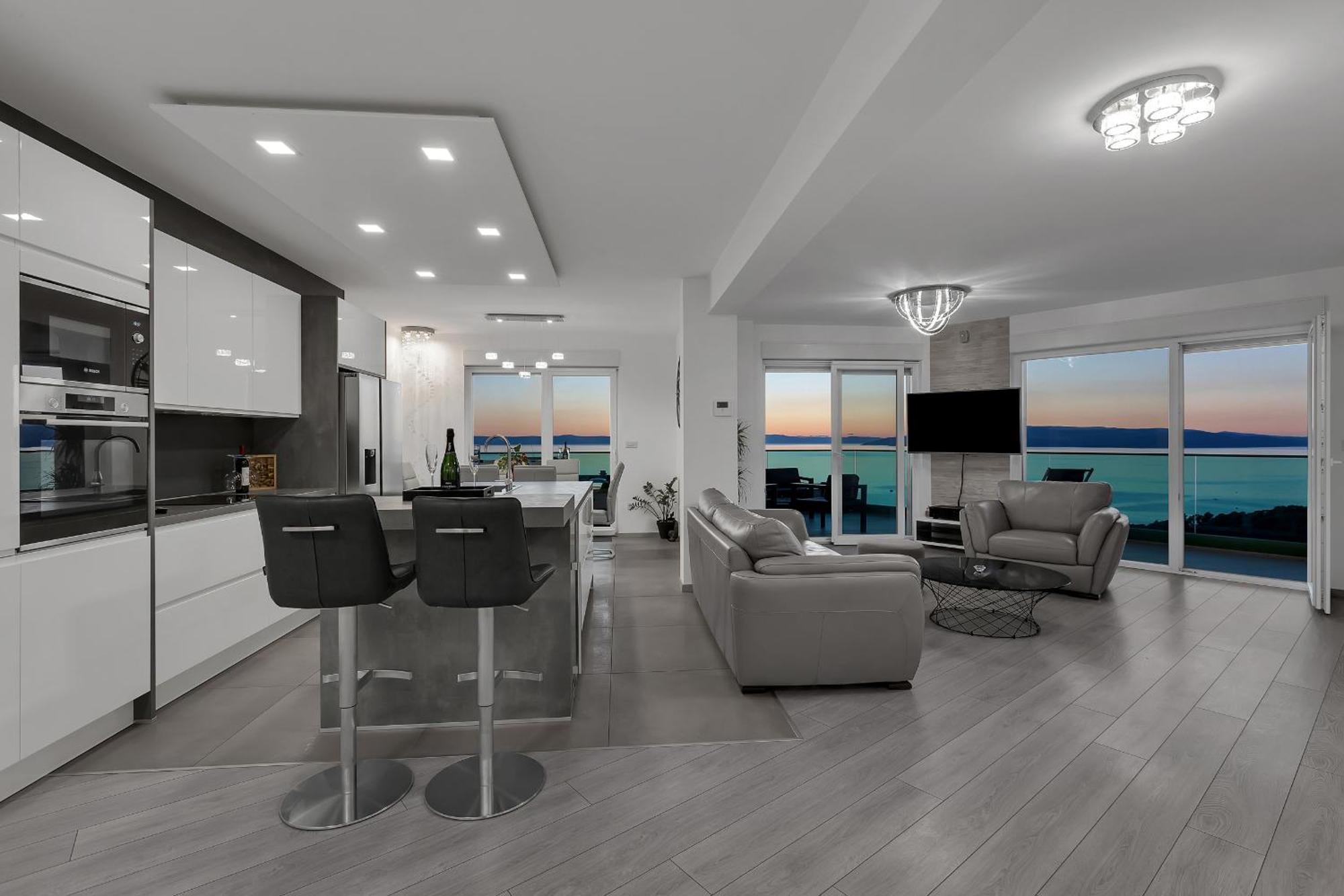 Apartmán Exclusive Penthouse Big Blue With Private Jacuzzi Makarská Exteriér fotografie